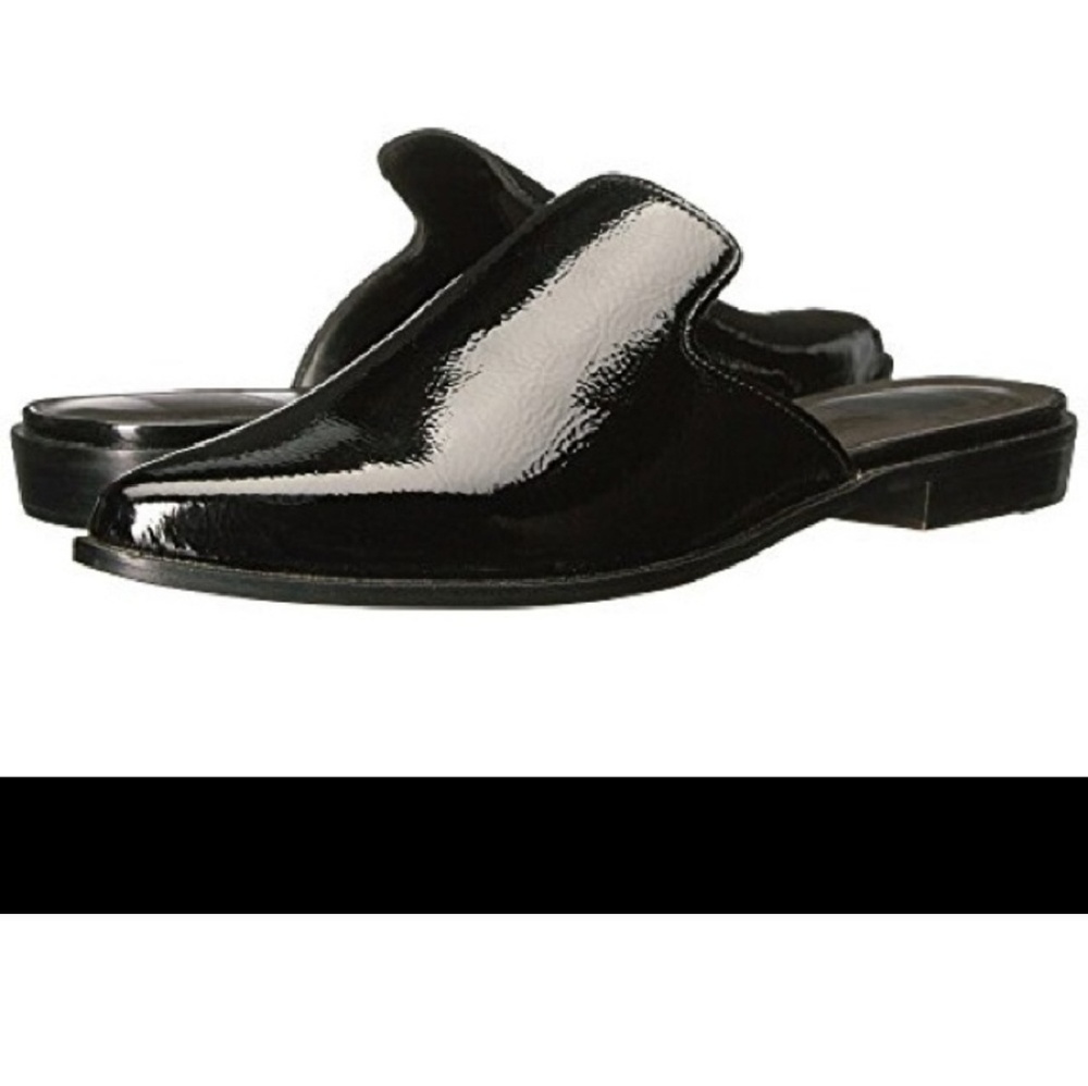 Dolce Vita Holli Black Patent Leather Slip Ons